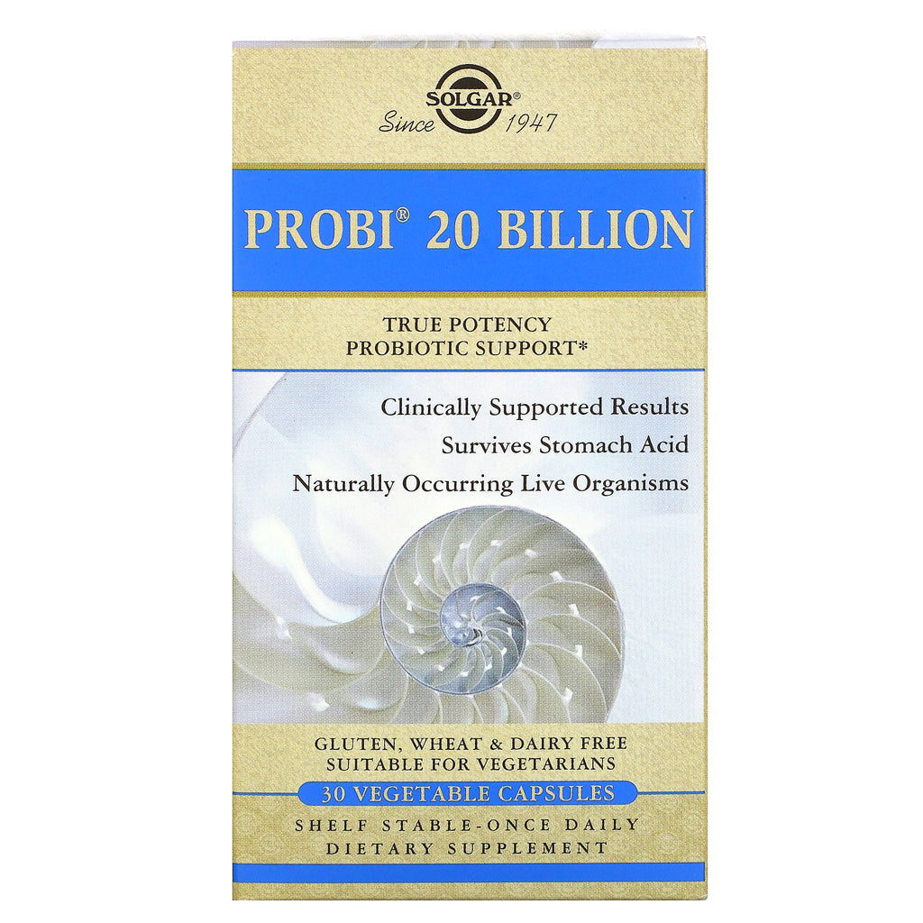 Solgar, Probi 20 Billion, 30 Vegetable Capsules