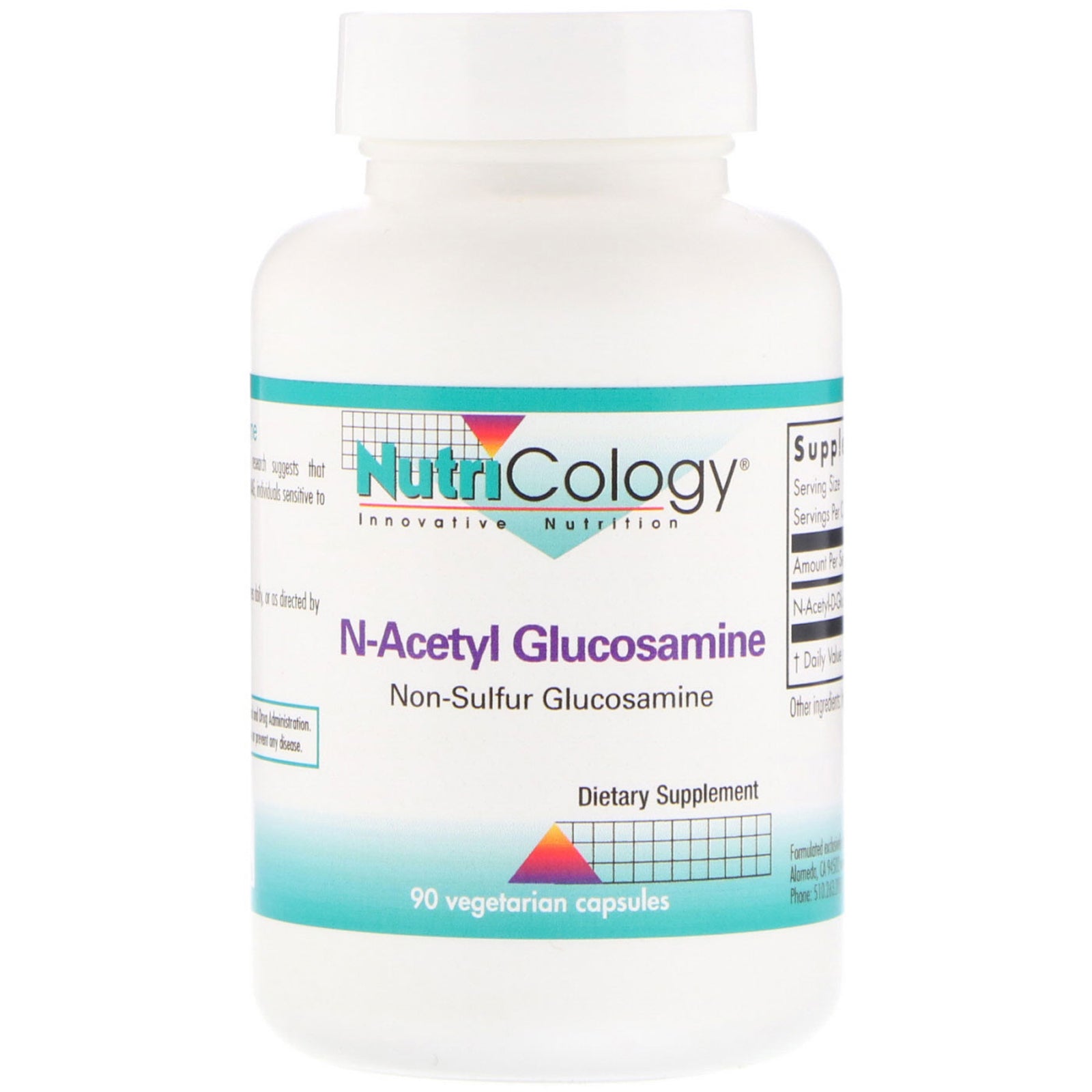 Nutricology, N-Acetyl Glucosamine, 90 Vegetarian Capsules