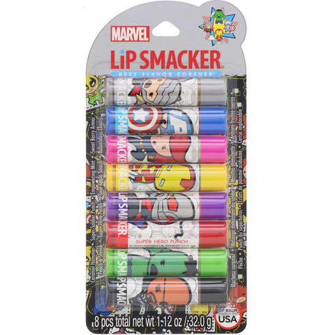 Lip Smacker, Marvel Avengers, Party Pack, 8 Pieces