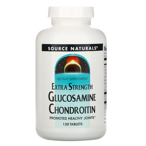 Source Naturals, Glucosamine Chondroitin, Extra Strength, 120 Tablets