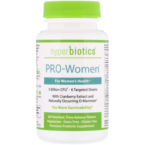 Hyperbiotics, PRO-Women, 5 Billion CFU, 60 Time-Release Tablets