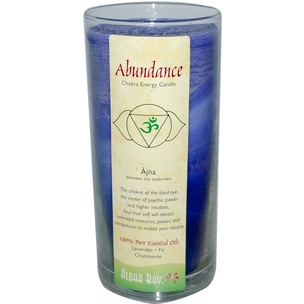 Aloha Bay, Chakra Energy Candle, Abundance, 11 oz