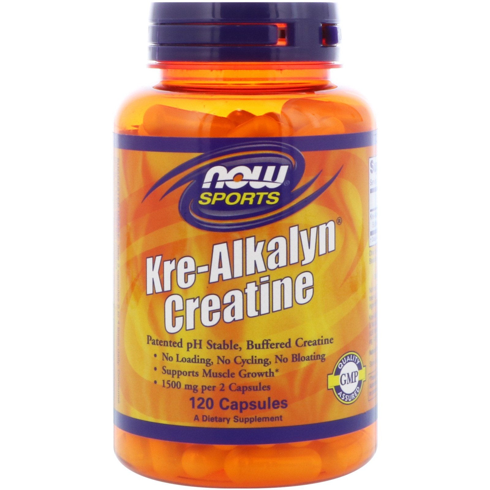 Now Foods, Sports, Kre-Alkalyn Creatine, 120 Capsules