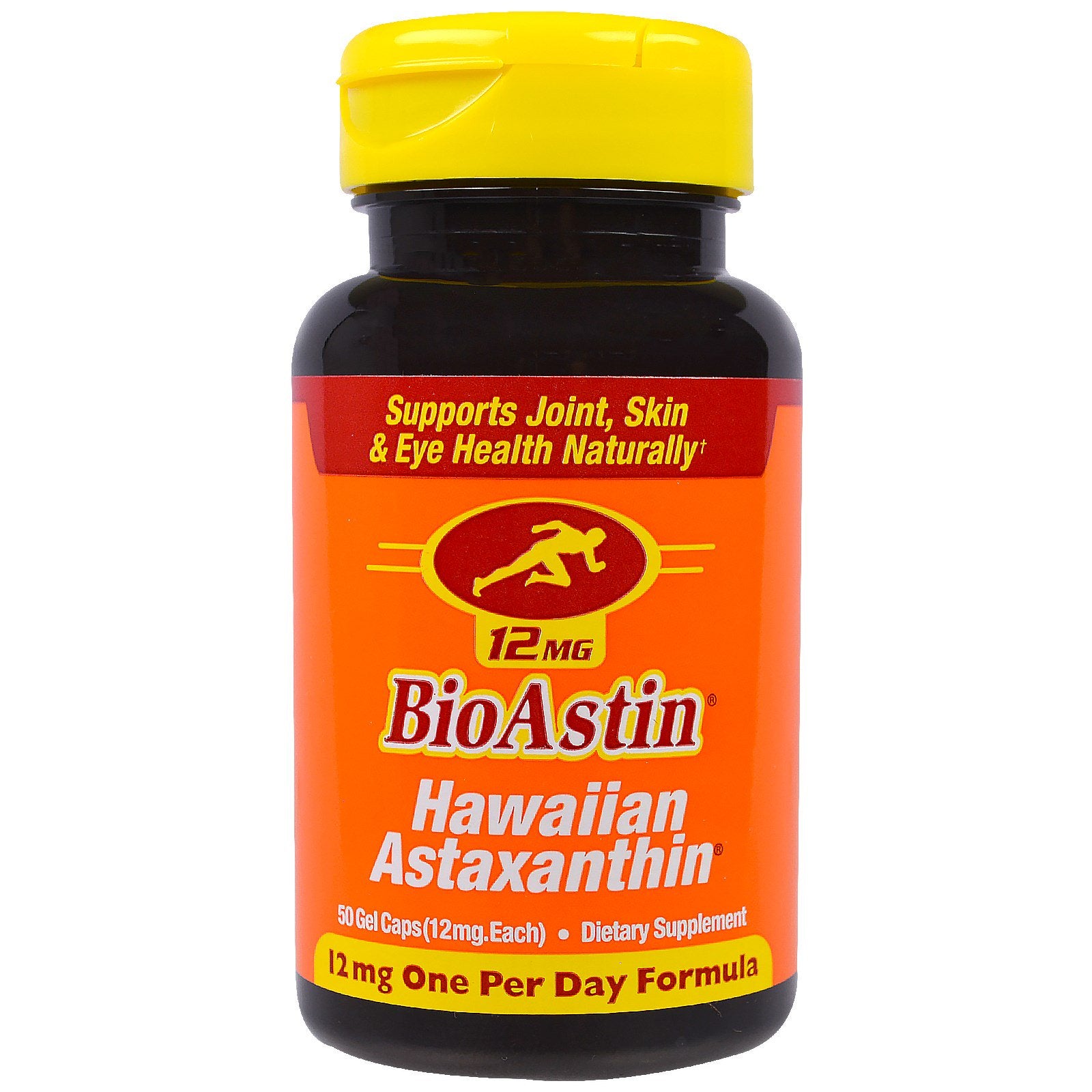 Nutrex Hawaii, BioAstin, Hawaiian Astaxanthin, 12 mg, 50 Gel Caps