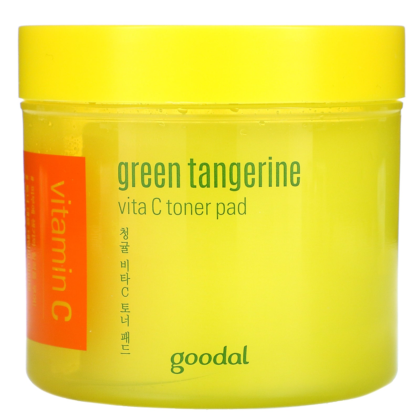 Goodal, Green Tangerine, Vita C Toner Pad, 4.73 fl oz (140 ml)