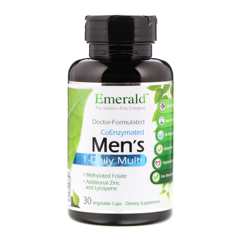 Emerald Laboratories, CoEnzymated Men's 1-Daily Multi, 30 Vegetable Caps