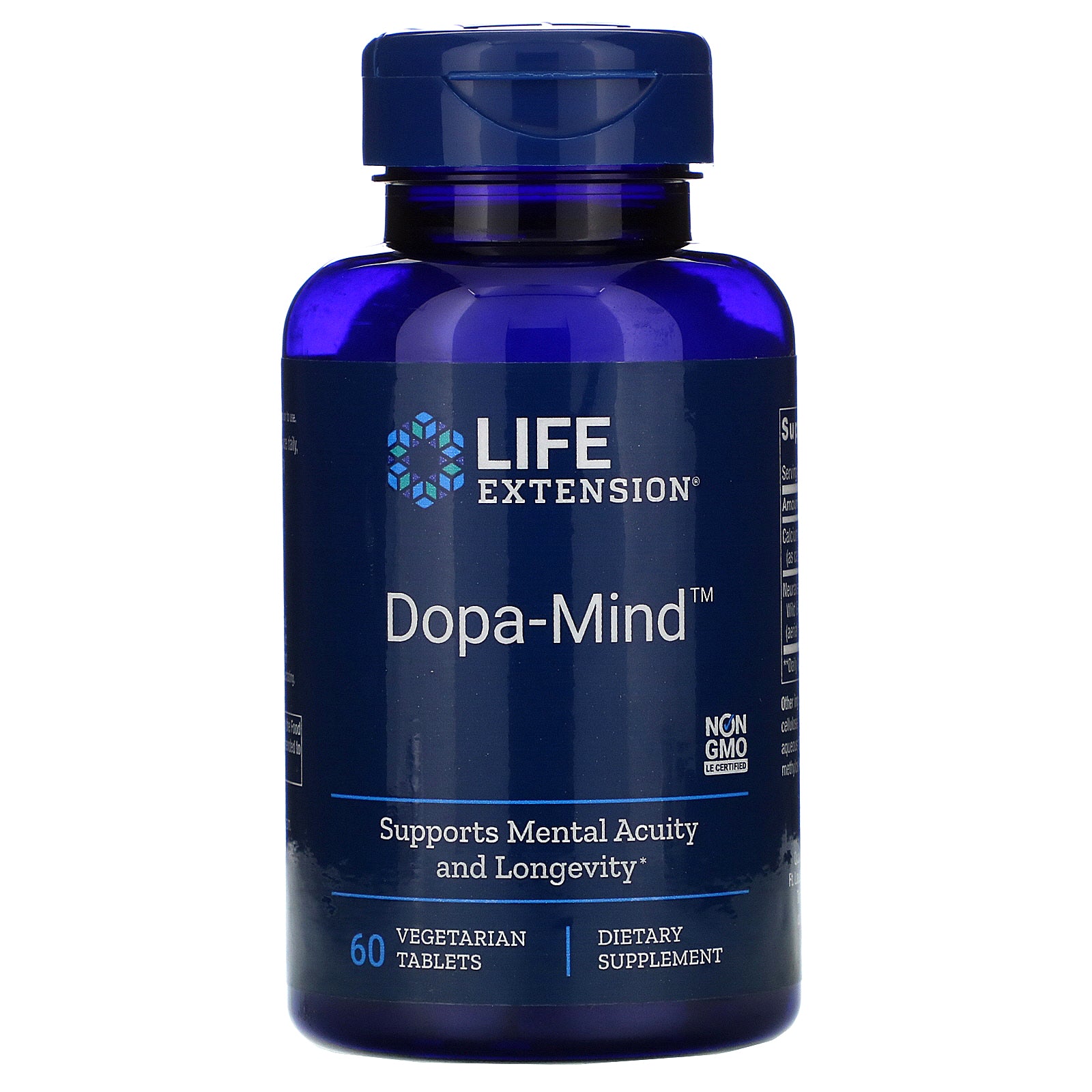 Life Extension, Dopa-Mind, 60 Vegetarian Tablets