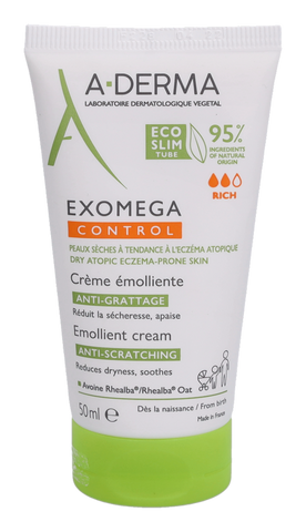 A-Derma Exomega Control Blødgørende Creme 50 ml