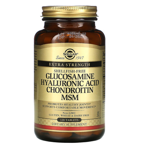 Solgar, Glucosamine Hyaluronic Acid Chondroitin MSM, 120 Tablets