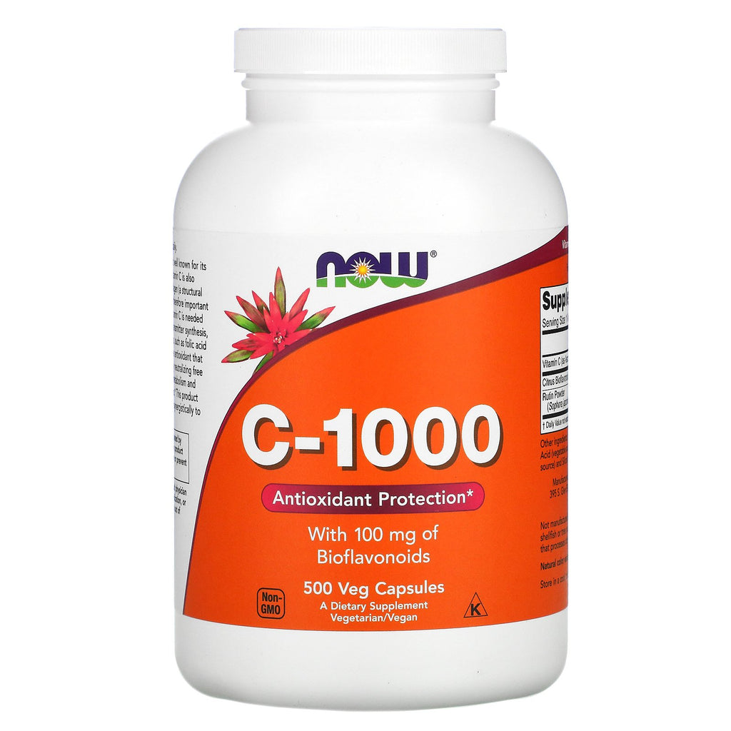 Now Foods, C-1000, 500 Veg Capsules