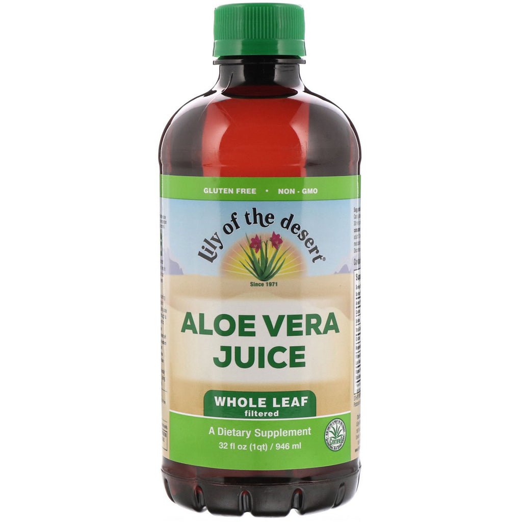 Lily of the Desert, Aloe Vera Juice, Whole Leaf Filtered, 32 fl oz (946 ml)