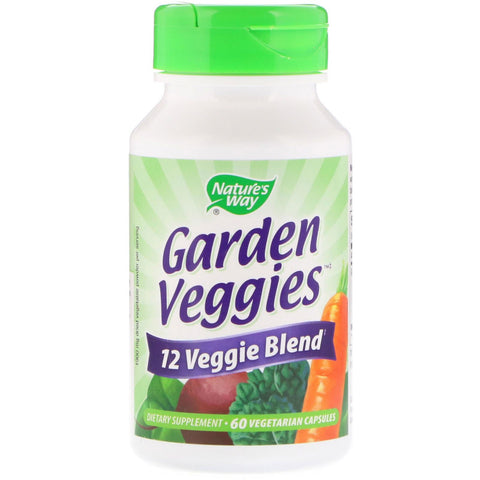 Nature's Way, Garden Veggies, 60 Vegetarian Capsules