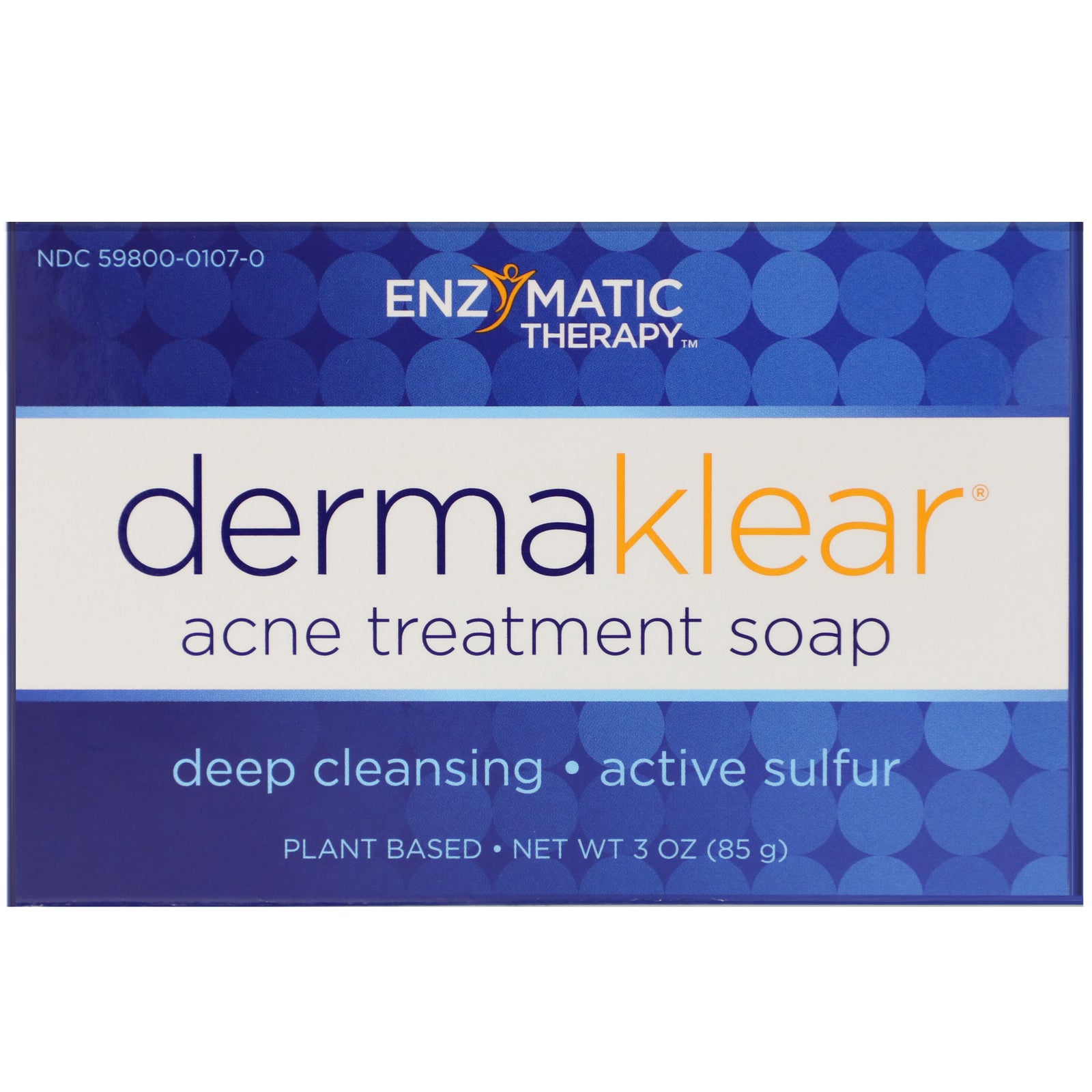 Enzymatic Therapy, DermaKlear Acne Treatment Soap, 3 oz (85 g)