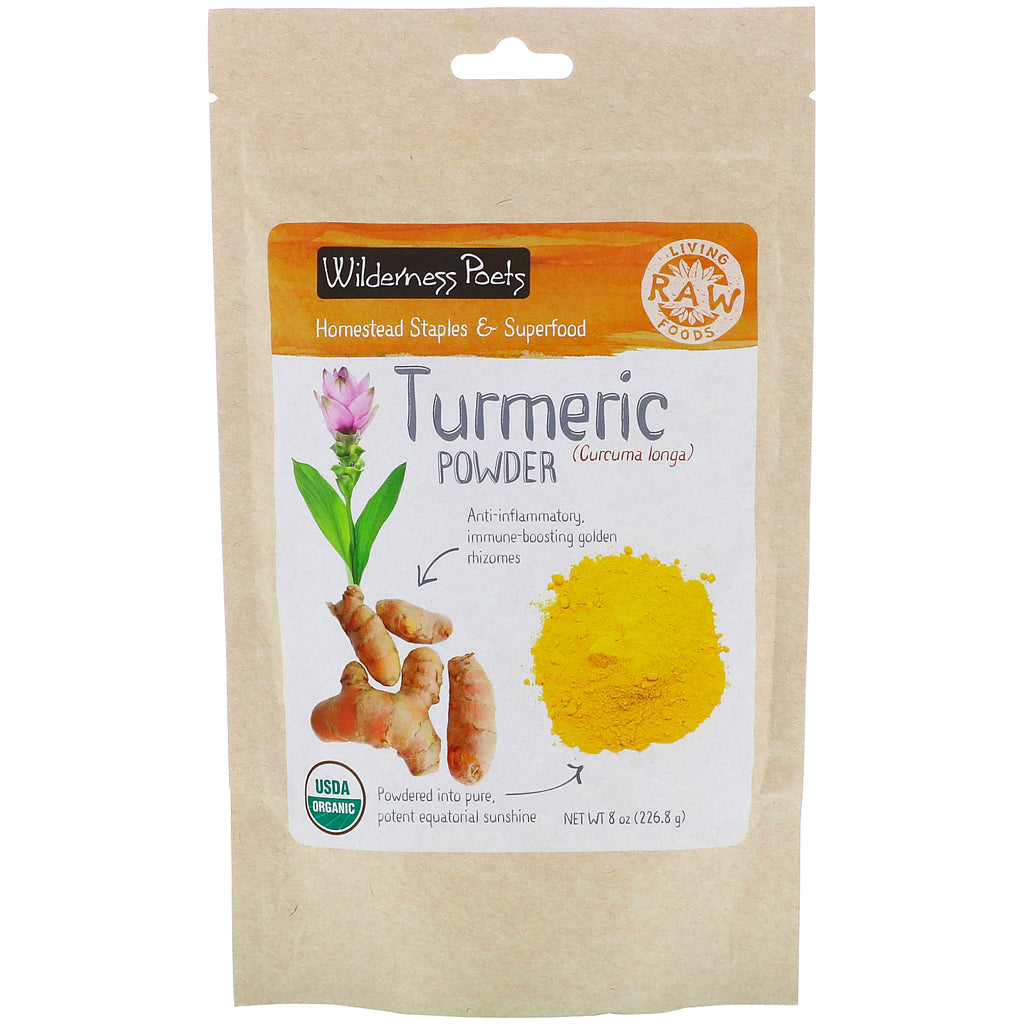 Wilderness Poets, Turmeric Powder, 8 oz (226.8 g)