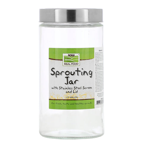 Now Foods, Sprouting Jar, 1/2 Gallon