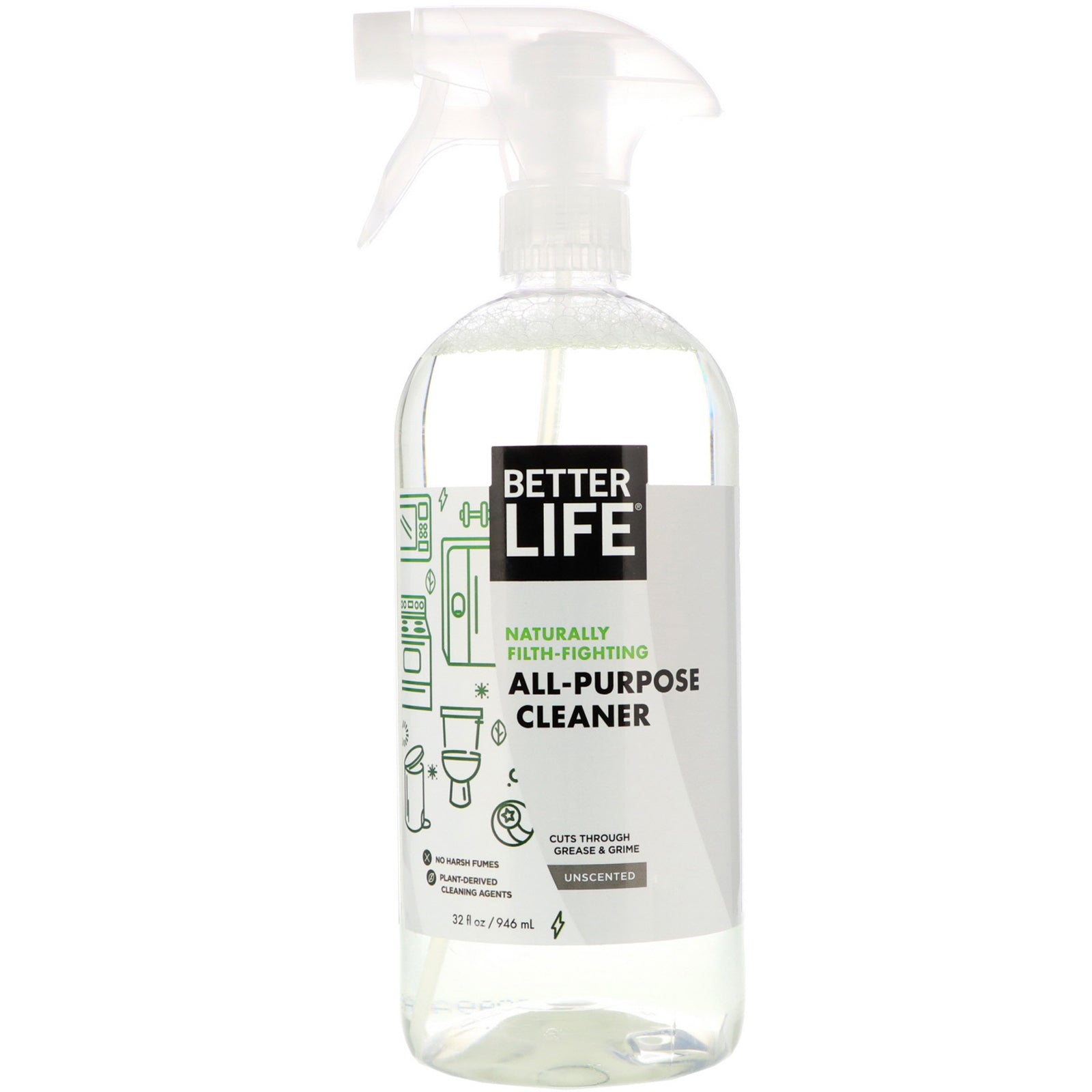 Better Life, All-Purpose Cleaner, Unscented, 32 fl oz (946 ml)