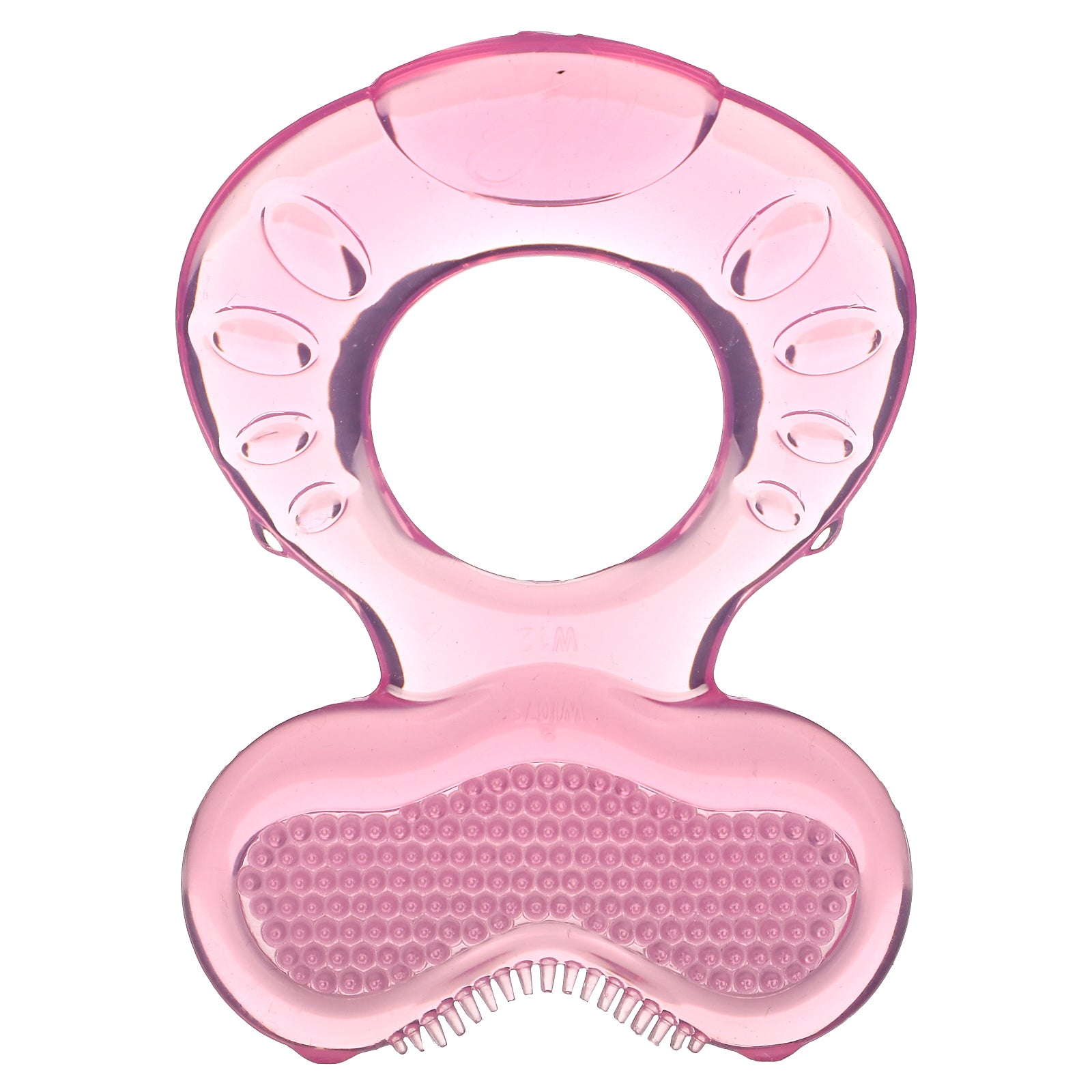 Nuby, Teethe Eez, Soothing Teether, 3+ Months, Pink, 2 Piece Set
