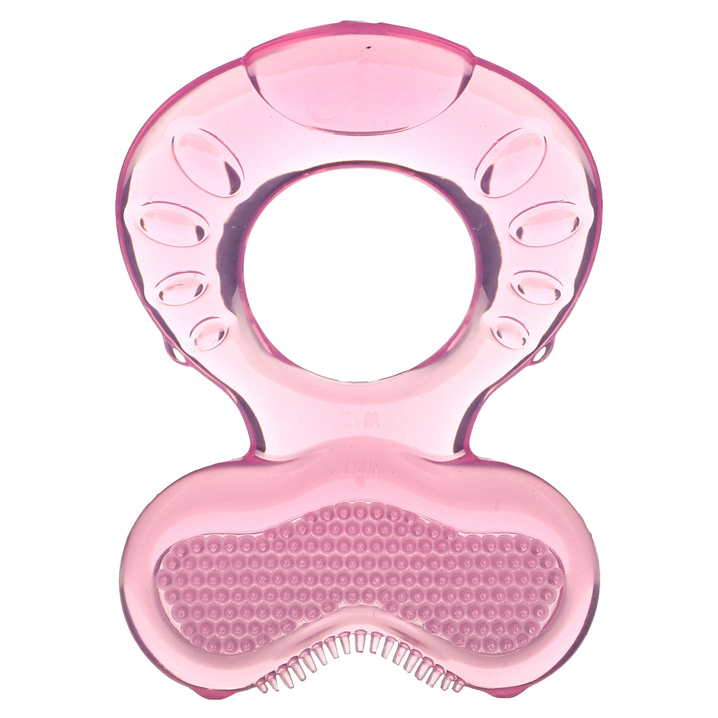 Nuby, Teethe Eez, Soothing Teether, 3+ Months, Pink, 2 Piece Set