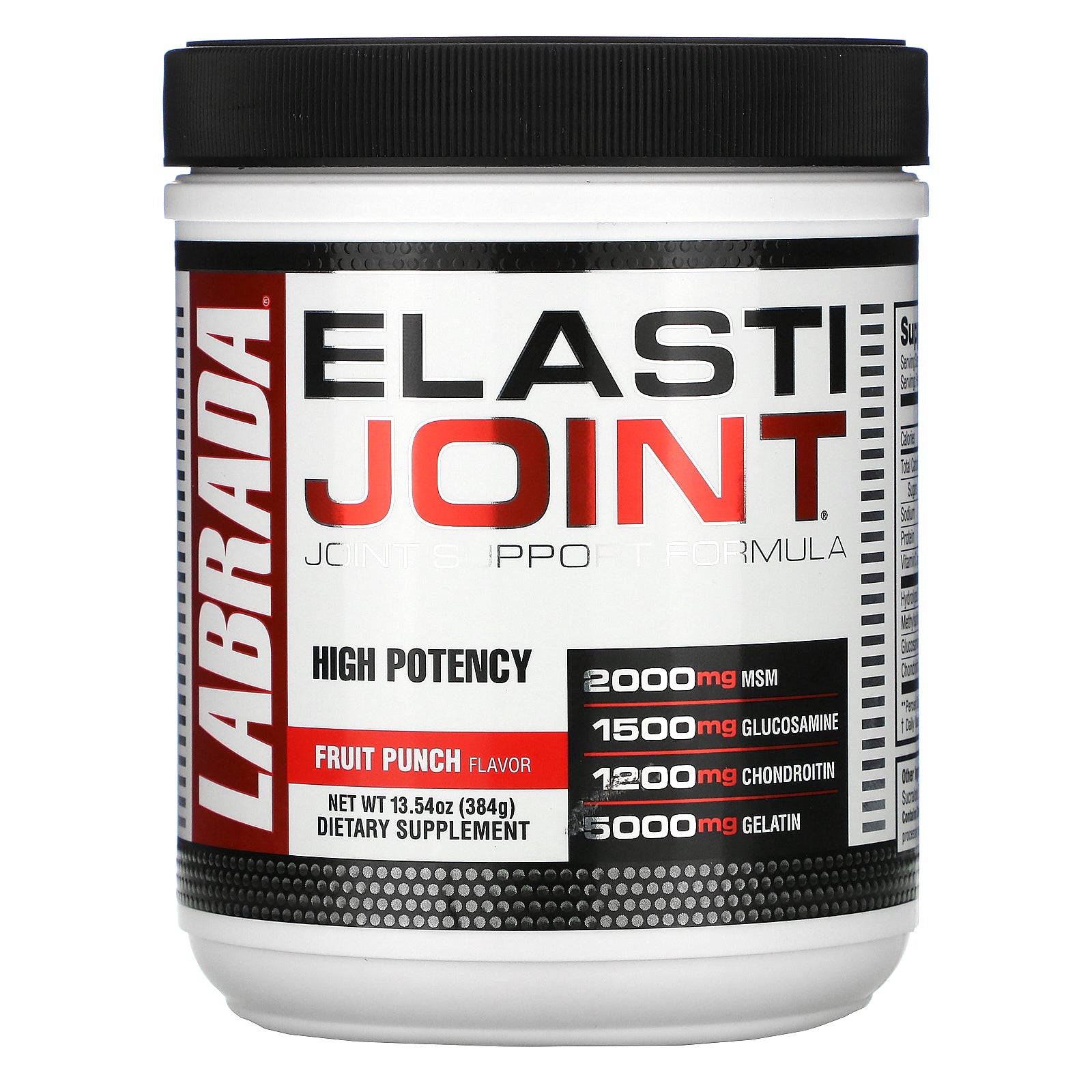 Labrada Nutrition, ElastiJoint, Joint Support Formula, Fruit Punch Flavor, 13.54 oz (384 g)