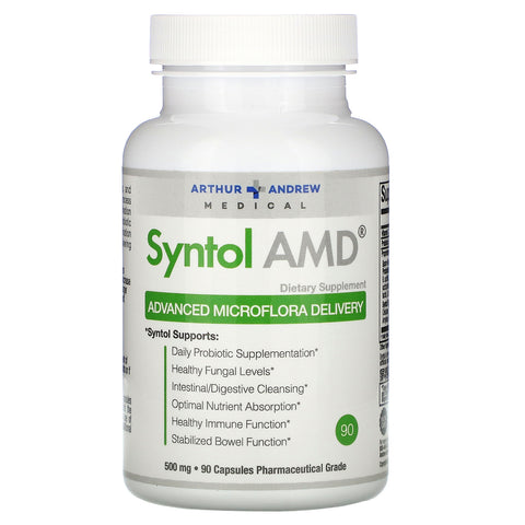 Arthur Andrew Medical, Syntol AMD, Advanced Microflora Delivery, 500 mg, 90 Capsules