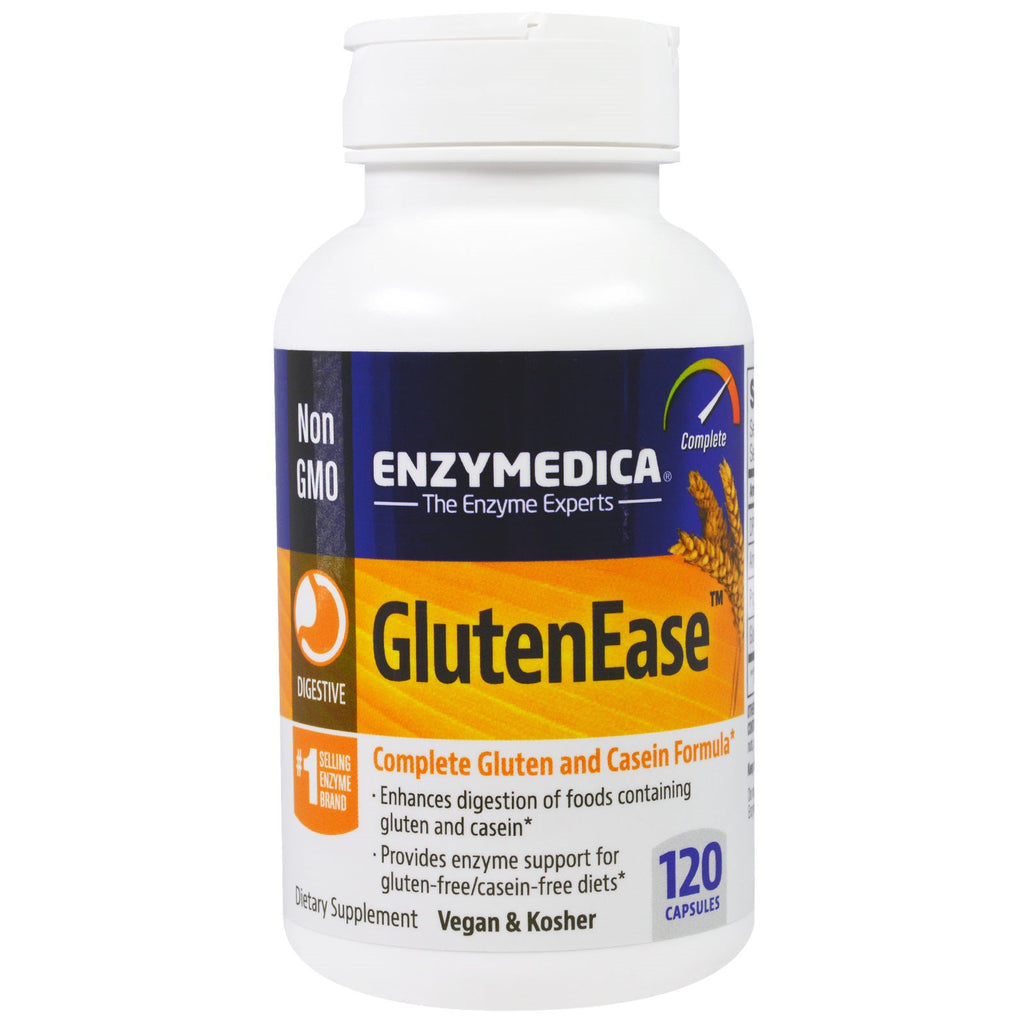 Enzymedica, GlutenEase, 120 Capsules