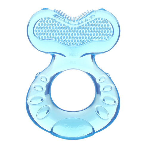 Nuby, Teethe Eez, Soothing Teether, 3+ Months, Blue, 2 Piece Set