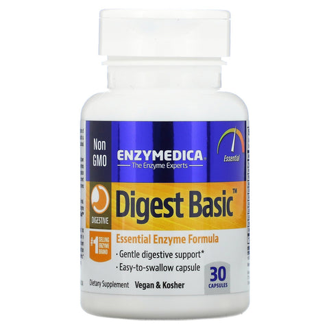 Enzymedica, Digest Basic, Essential Enzyme Formula, 30 Capsules