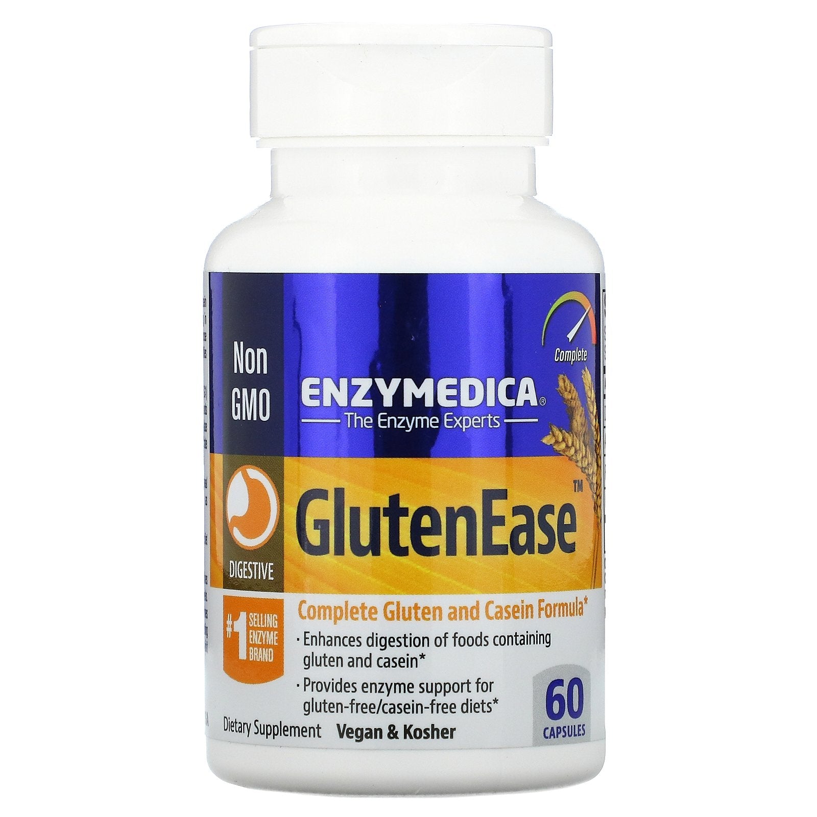 Enzymedica, GlutenEase, 60 Capsules