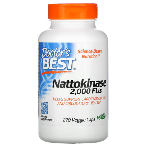 Doctor's Best, Nattokinase, 2,000 FUs, 270 Veggie Caps