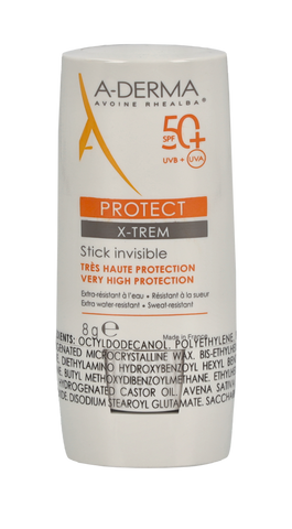 A-Derma Protect X-Trem Stick Invisible SPF50+ 8 gr