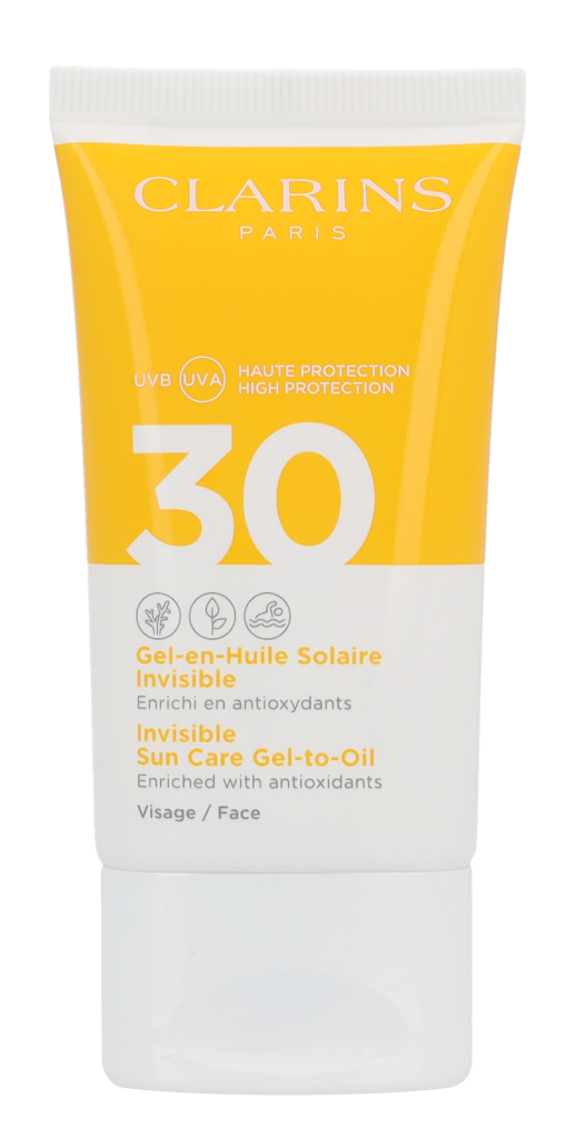 Clarins Invisible Sun Care Gel-To-Oil Face SPF30 50 ml