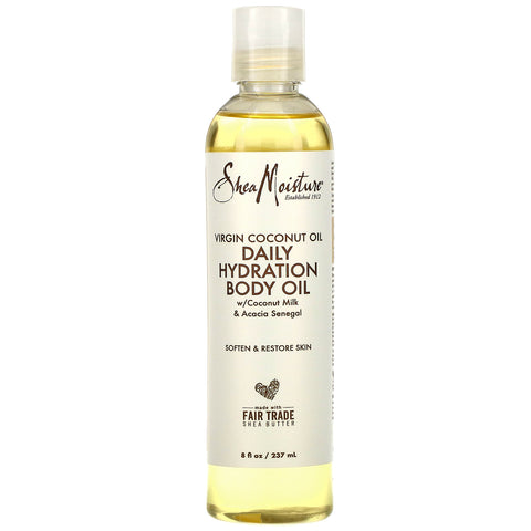 SheaMoisture, 100% Virgin Coconut Oil, Daily Hydration Body Oil, 8 fl oz (237 ml)