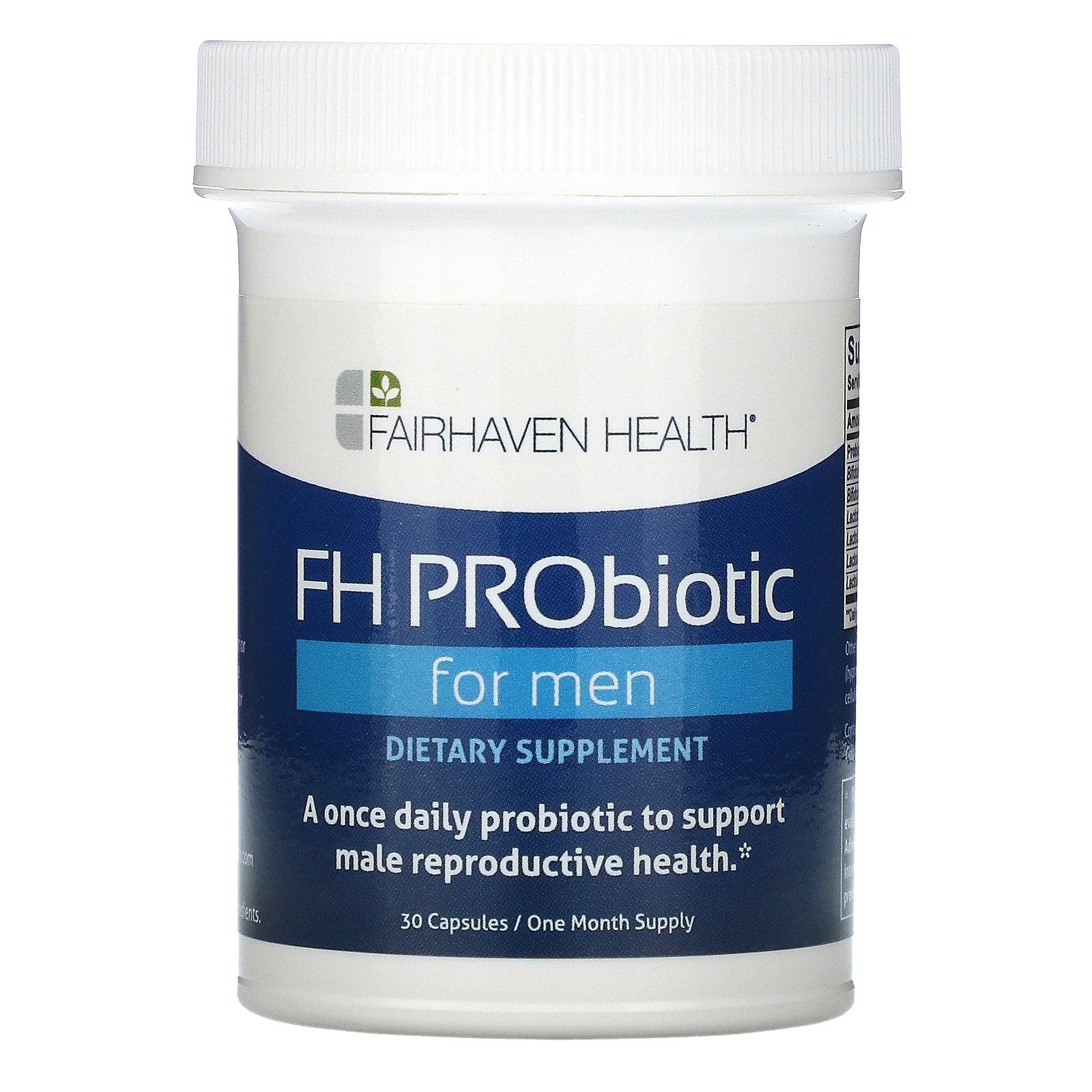 Fairhaven Health, FH PRObiotic for Men, 30 Capsules