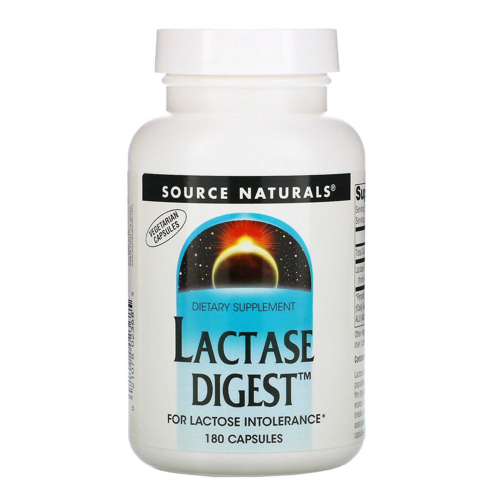 Source Naturals, Lactase Digest, 180 Capsules