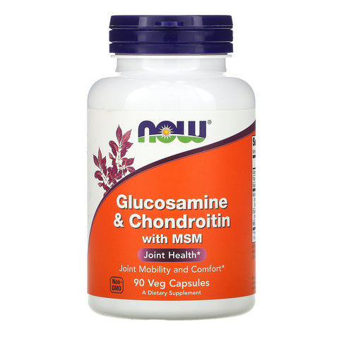 Now Foods, Glucosamine & Chondroitin with MSM, 90 Capsules