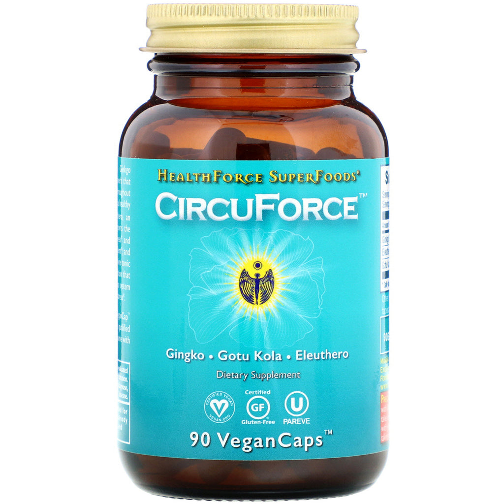 HealthForce Superfoods, CircuForce, 90 Vegan Caps