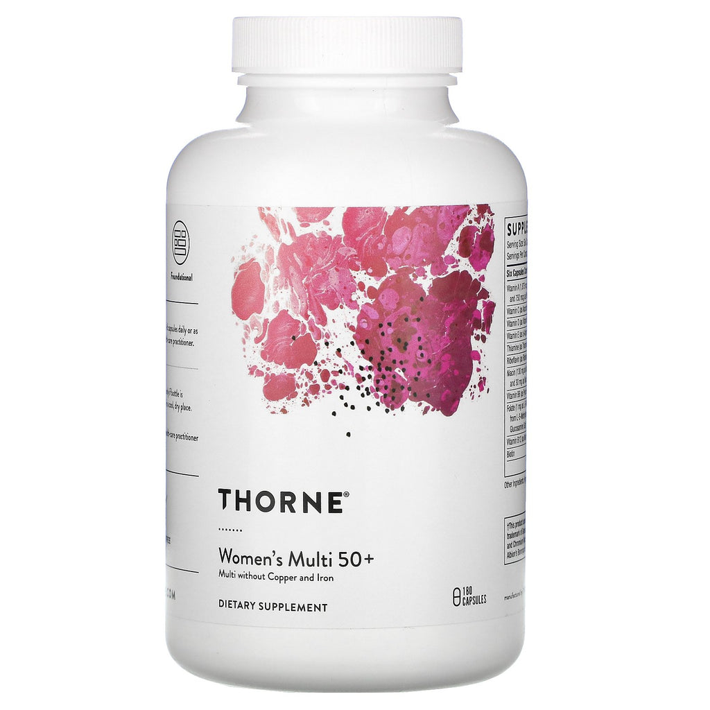 Thorne Research, Women's Multi 50+, 180 Capsules