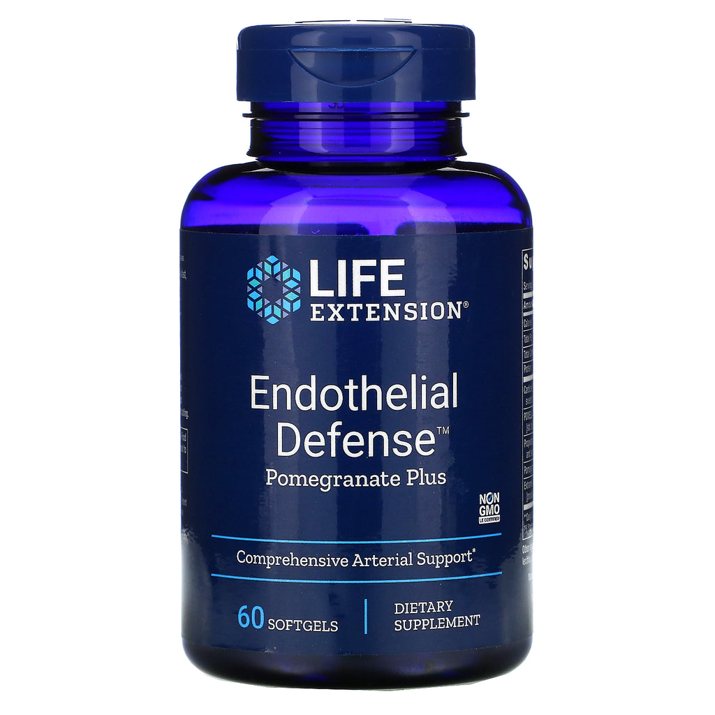 Life Extension, Endothelial Defense, Pomegranate Plus, 60 Softgels