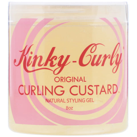 Kinky-Curly, Original Curling Custard, Natural Styling Gel, 8 oz