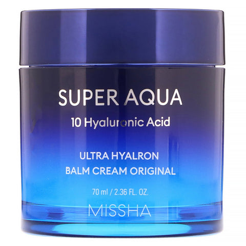 Missha, Super Aqua, Ultra Hyalron Balm Cream Original, 2.36 fl oz (70 ml)