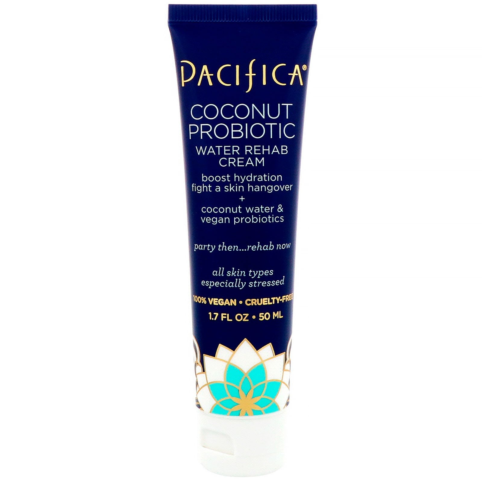 Pacifica, Coconut Probiotic, Water Rehab Cream, 1.7 fl oz (50 ml)