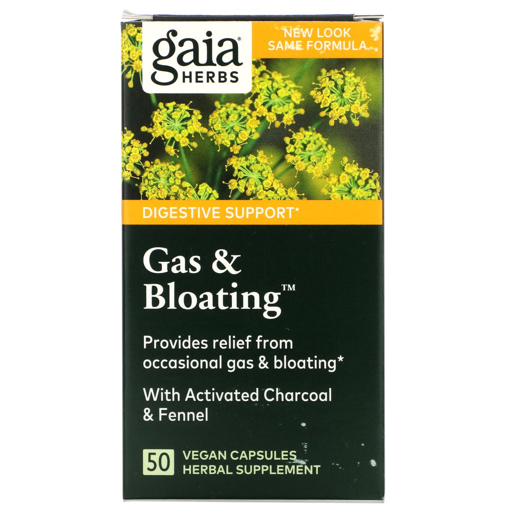 Gaia Herbs, Gas & Bloating, 50 Vegan Capsules