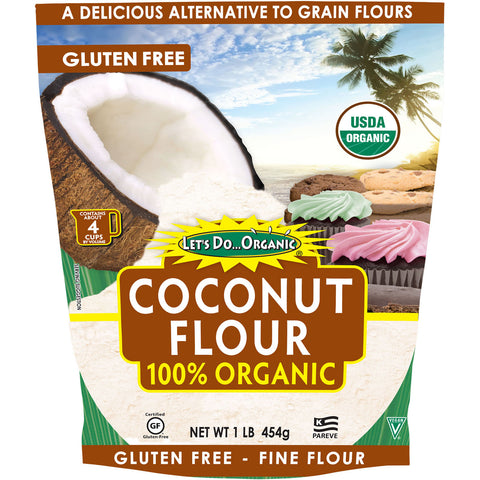 Edward & Sons, Let's Do Organic, 100% Organic Coconut Flour, 1 lb (454 g)