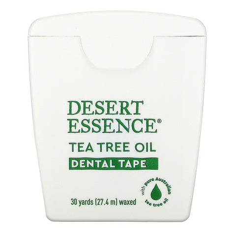 Desert Essence, Tea Tree Oil Dental Tape, Waxed, 30 Yds (27.4 m)