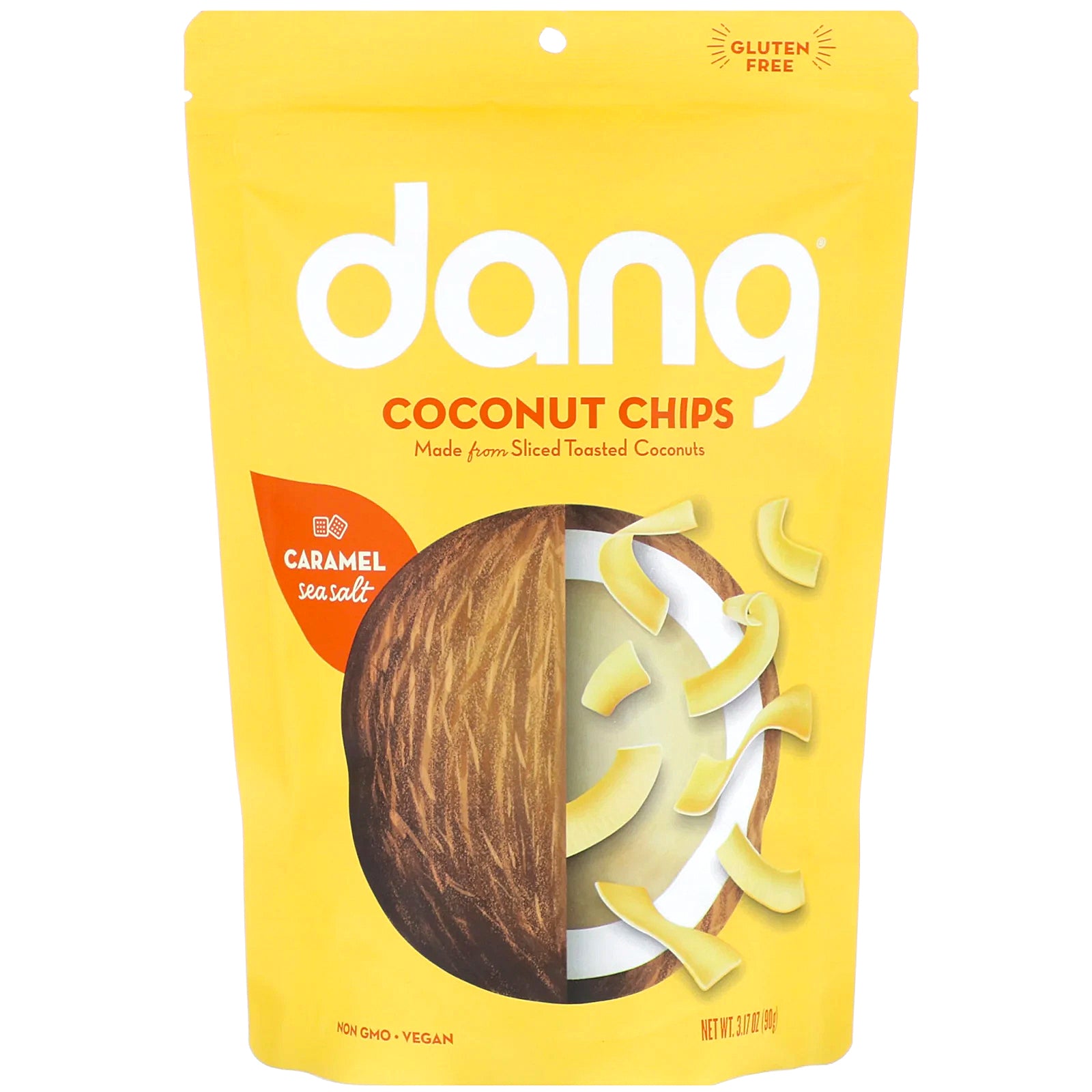 Dang, Coconut Chips, Caramel Sea Salt, 3.17 oz (90 g)