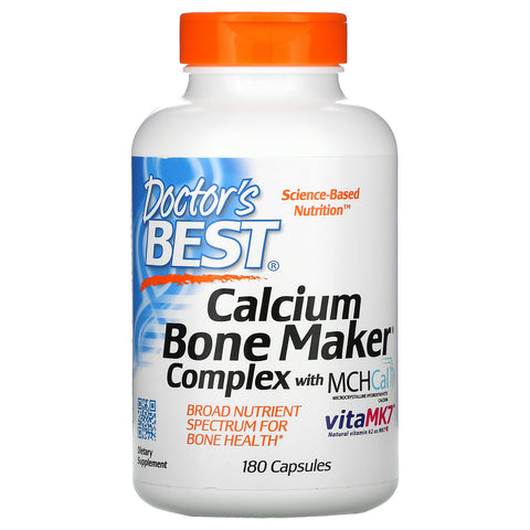 Doctor's Best, Calcium Bone Maker Complex with MCHCal, 180 Capsules