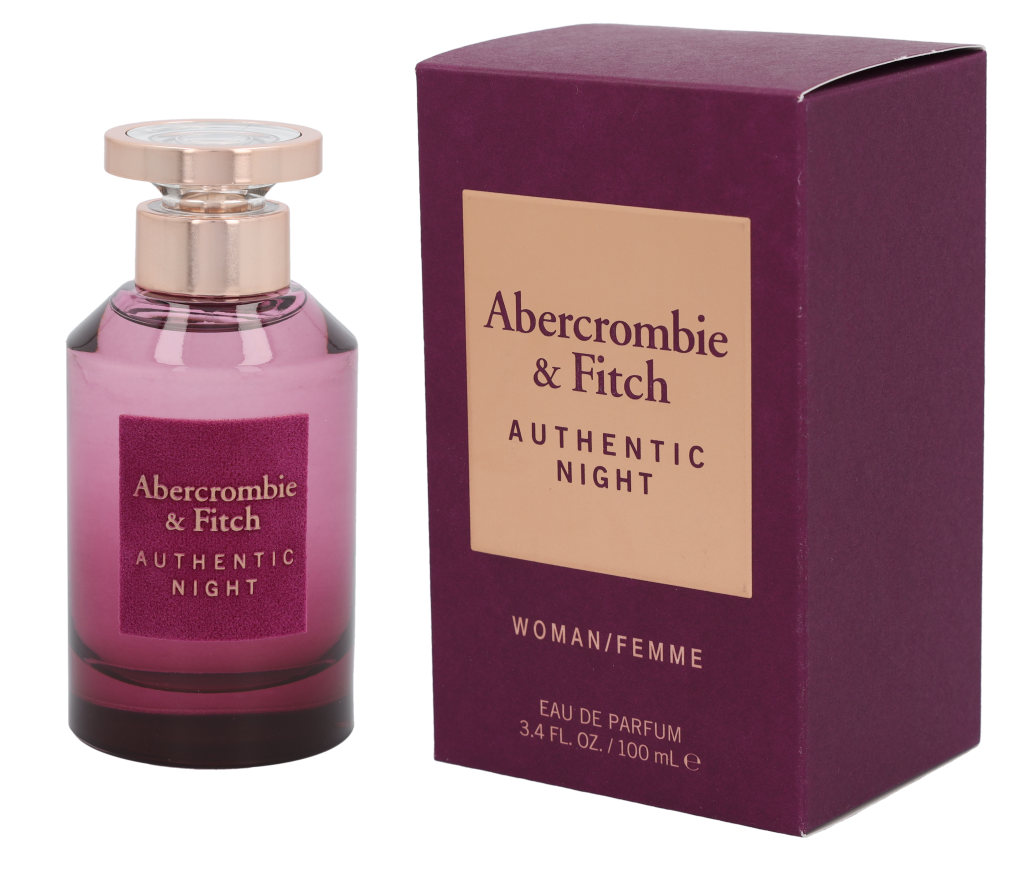 Abercrombie &amp; Fitch Authentic Night Women Edp Spray 100 ml