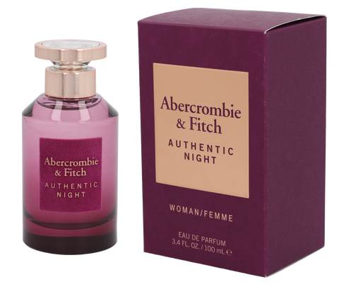 Abercrombie &amp; Fitch Authentic Night Women Edp Spray 100 ml