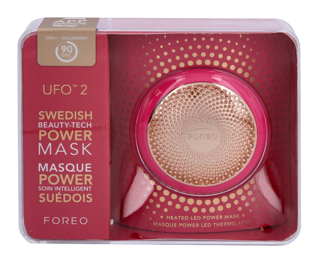 Foreo Ufo 2 Power Mask &amp; Lysterapi - Fuchsia 1 stk