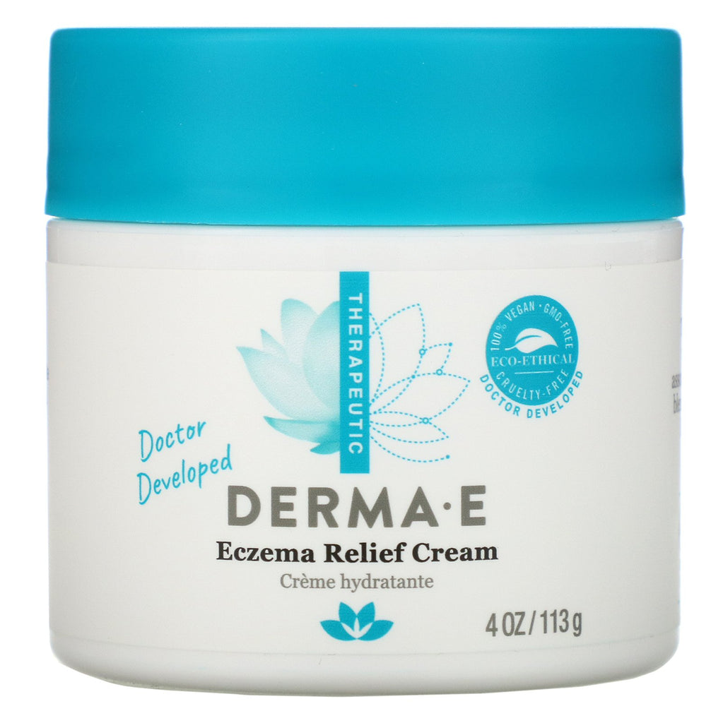 Derma E, Eczema Relief Cream, 4 oz (113 g)